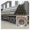 Steel end plate flange for cement Piles